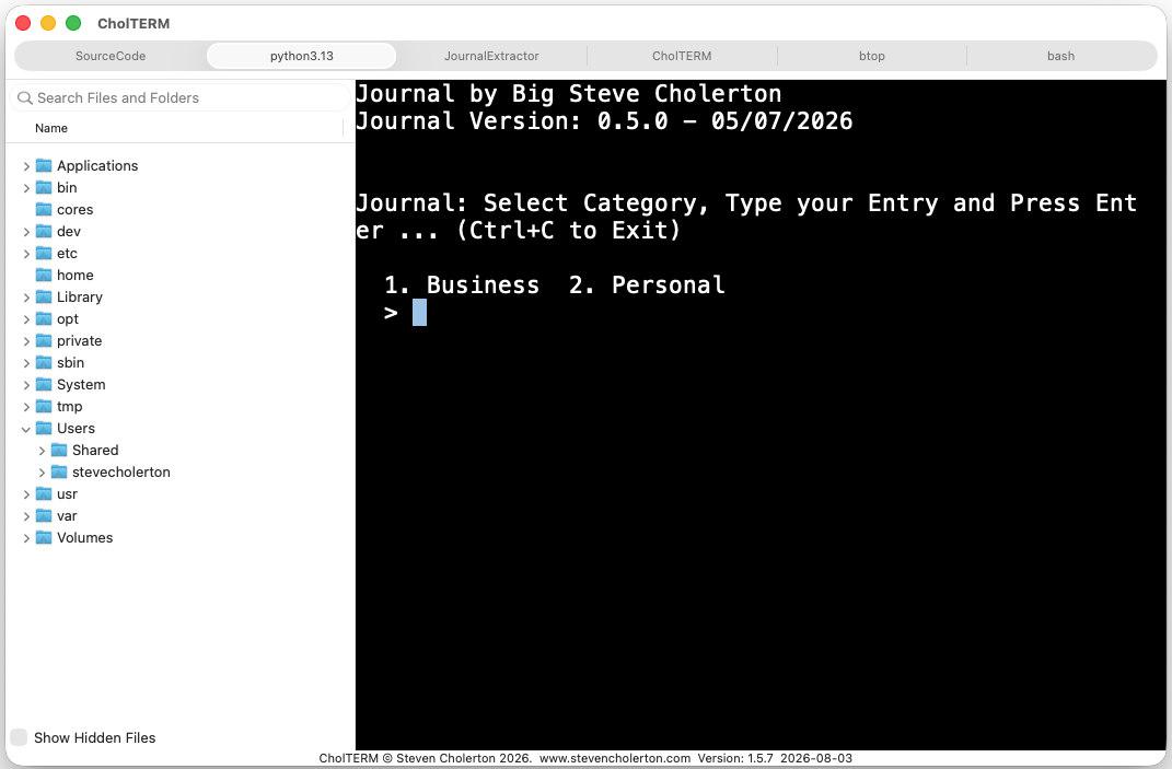 CholTERM screenshot
